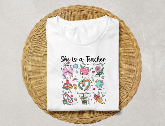 She is a teacher