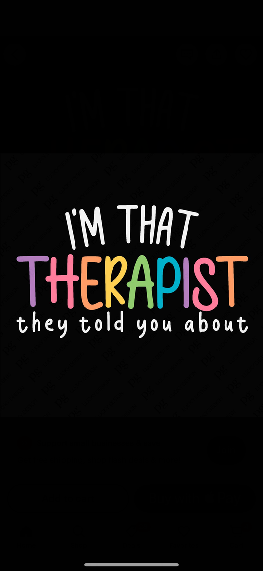 I'm That Therapist