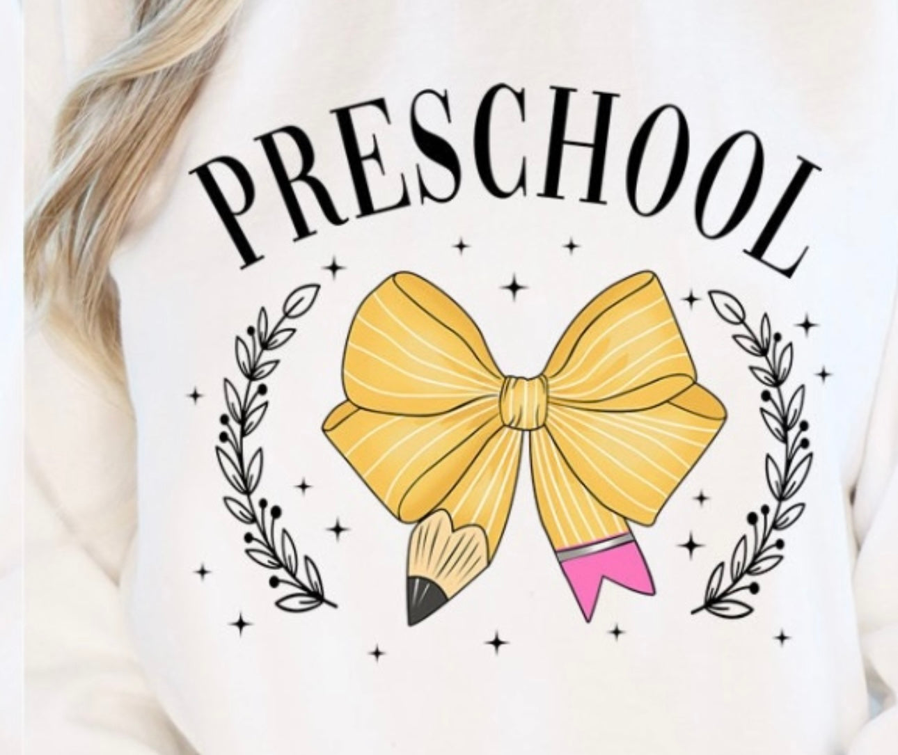 Teacher Pencil Bow