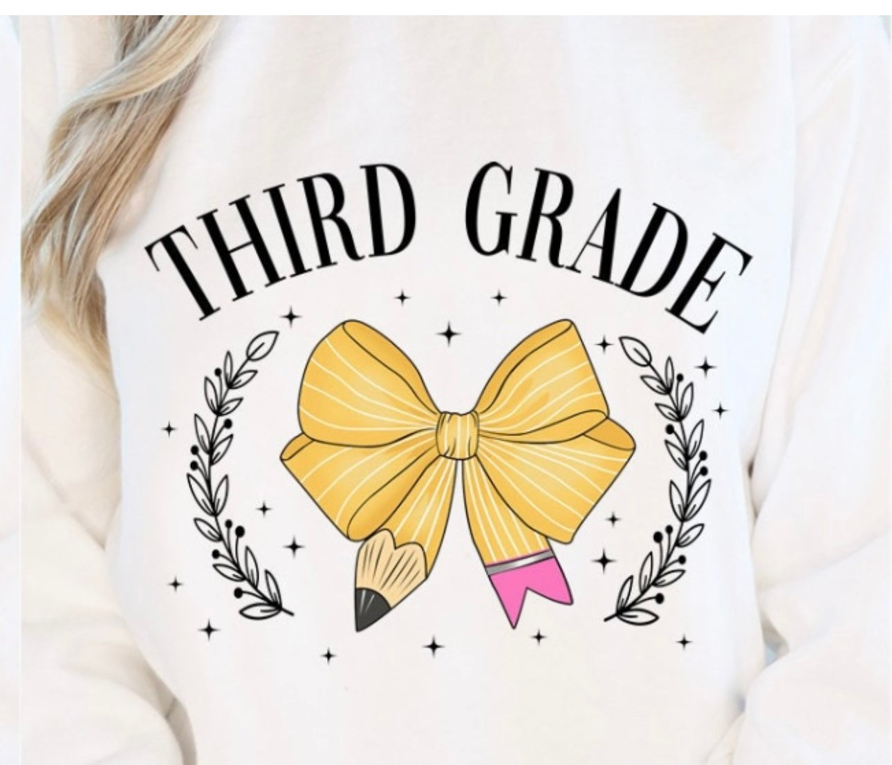 Teacher Pencil Bow
