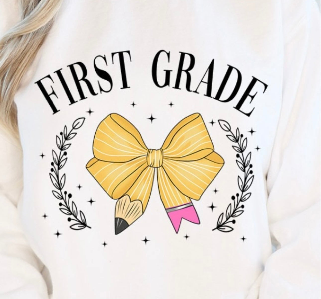 Teacher Pencil Bow