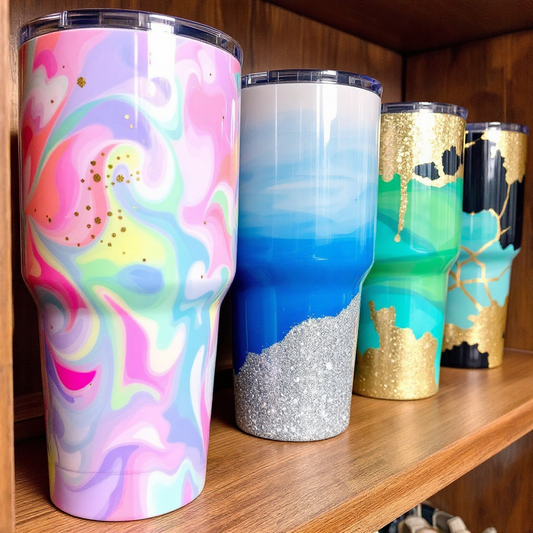 Alcohol Ink Tumblers